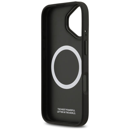 BMW M Tricolor Metal Logo MagSafe - iPhone 17 dėklas (Pilka)