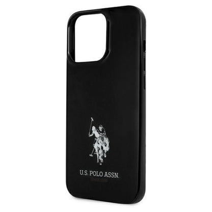 US Polo Assn Horses Logo – dėklas, skirtas iPhone 13 Pro Max (juodas)