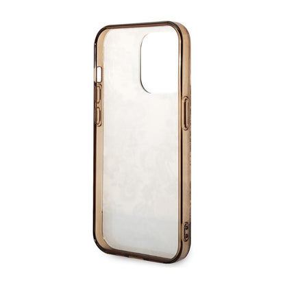 Guess Porcelain Collection – dėklas, skirtas iPhone 14 Pro (ochra)