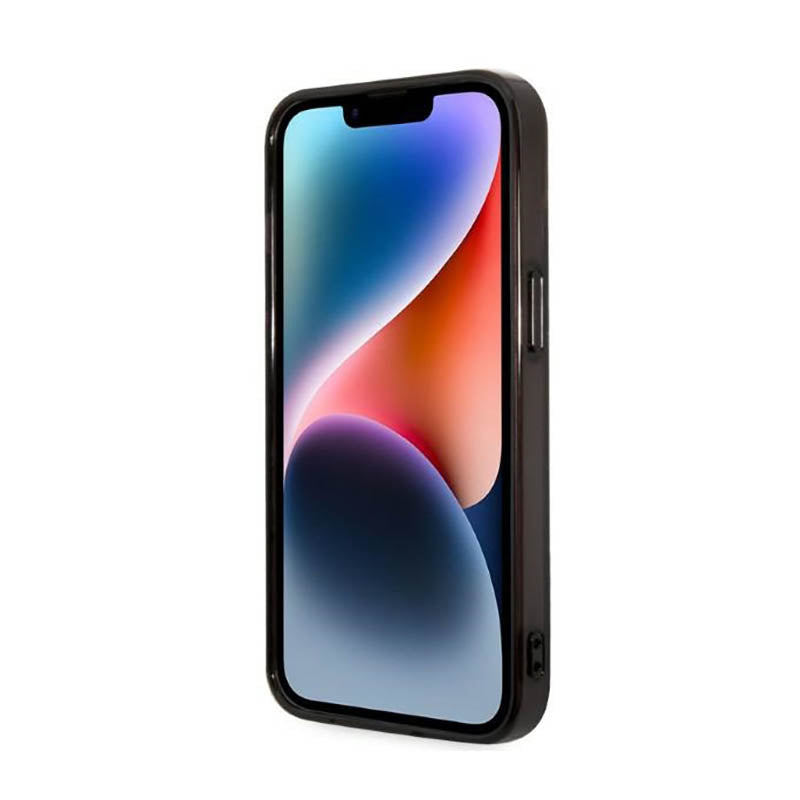 Karl Lagerfeld Gradient Ikonik Karl & Choupette – dėklas skirtas iPhone 14 Plus (juodas)