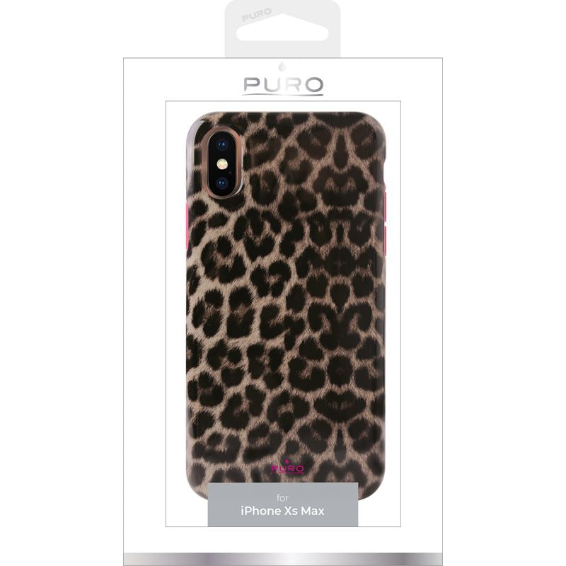 PURO Glam Leopard dangtelis – dėklas, skirtas „iPhone Xs Max“ (Leo 2)