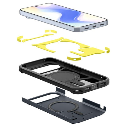 Spigen Tough Armor Mag MagSafe - Dėklas, skirtas Google Pixel 10 Pro XL (Metalinis skalūnas)