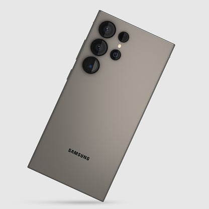 Case-Mate aliuminio žiedinis lęšių apsaugos stiklas – apsauginis stiklas Samsung Galaxy S24 Ultra kameros lęšiui (juodas)