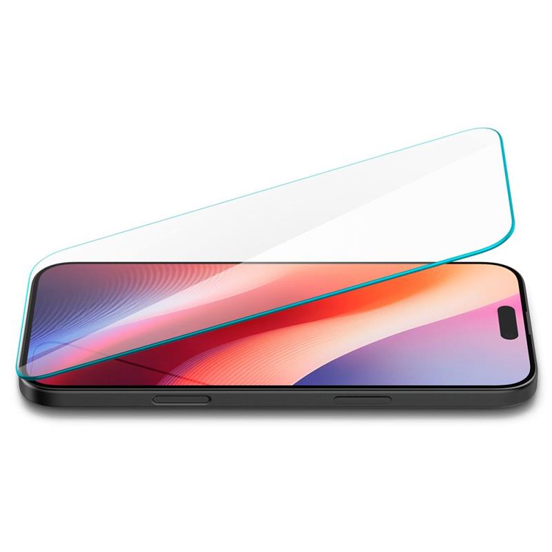 Spigen Glas.TR Slim – Grūdintas stiklas, skirtas iPhone 16 / iPhone 15