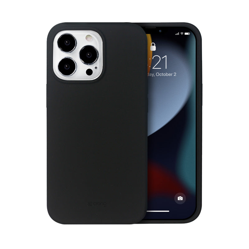 Crong spalvotas magnetinis dėklas iPhone 13 Pro Max (juodas)