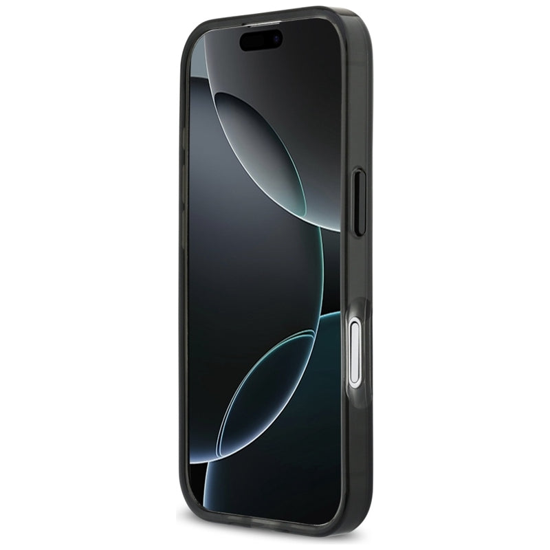 BMW M IML Metal Mygtukai Trispalvės Linijos MagSafe - Dėklas iPhone 17 (antracitas)