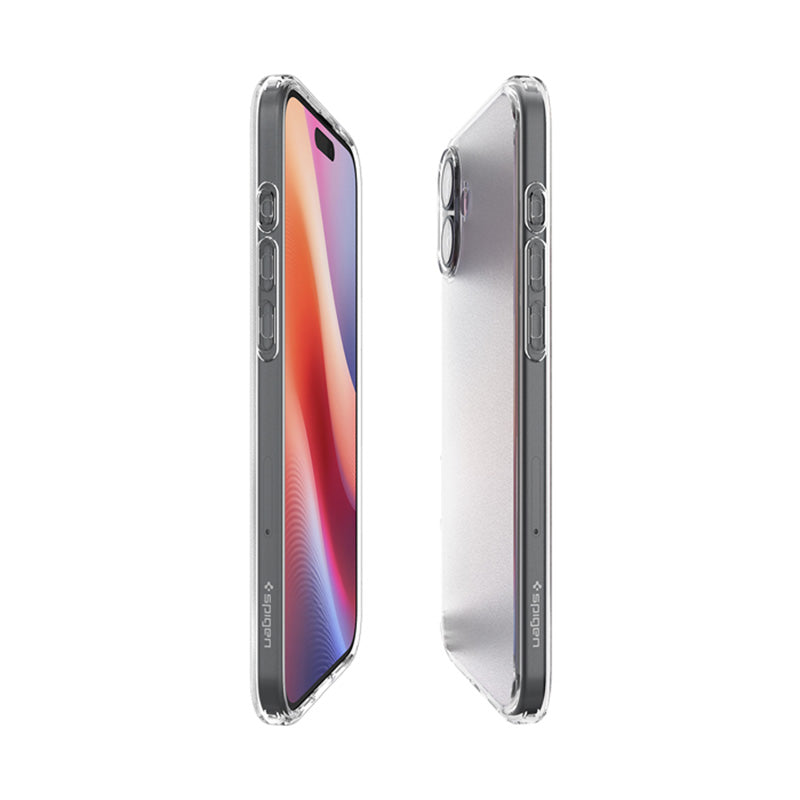 Spigen Ultra Hybrid – dėklas iPhone 16 (šviesiai skaidrus)