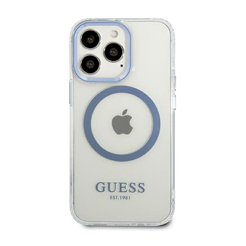 Guess Metal Outline MagSafe – "Clear" dėklas, skirtas "iPhone 13 Pro"