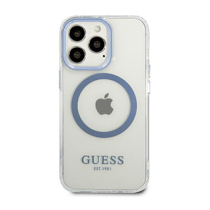 Guess Metal Outline MagSafe – "Clear" dėklas, skirtas "iPhone 13 Pro"