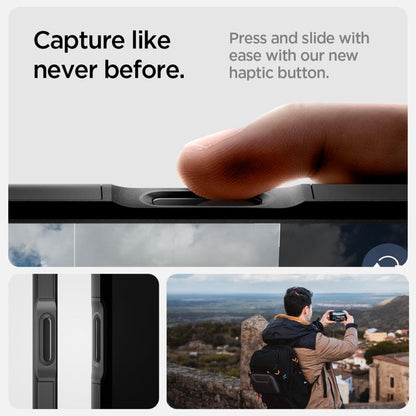 Spigen Tough Armor T Mag MagSafe – dėklas, skirtas „iPhone 16 Pro Max“ (juodas)