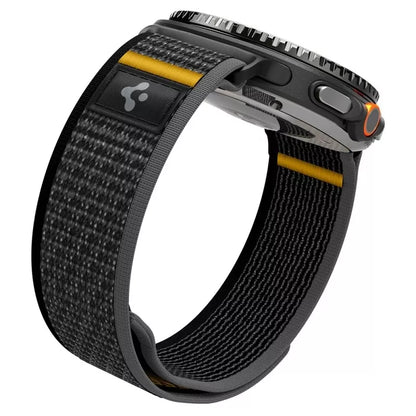 Spigen Athlex Air – Dirželis, skirtas Samsung Galaxy Watch 8 / Watch 8 Classic 40 / 44 / 46 mm (Aktyvus Juodas)