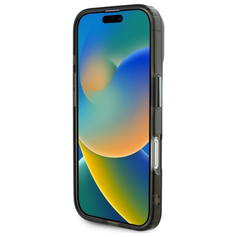 Karl Lagerfeld IML Metal Choupette Head MagSafe – dėklas, skirtas „iPhone 16 Plus“ (juodas)