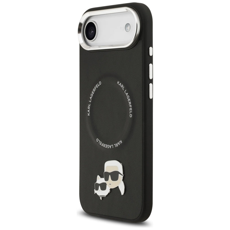Karl Lagerfeld Karl & Choupette segtukų dėklas MagSafe - iPhone Air (juodas)