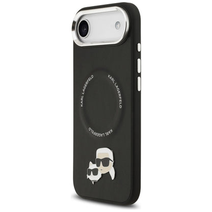 Karl Lagerfeld Karl & Choupette segtukų dėklas MagSafe - iPhone Air (juodas)