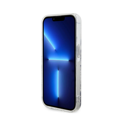 Hello Kitty IML Kitty ant plytų grafiti – iPhone 14 Pro dėklas (baltas)