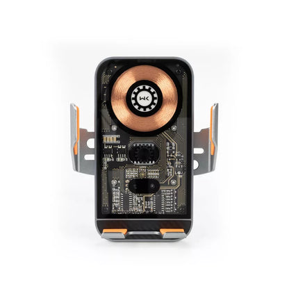 WEKOME WP-U204 Vanguard Series - Automobilinis laikiklis su belaidžiu įkrovimu 15W (juodas)