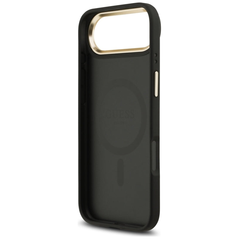 Guess 4G Strass Logo MagSafe dėklas iPhone Air (juodas)