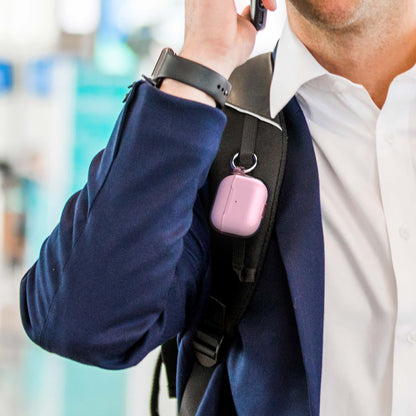 Speck Presidio Clear - dėklas „Apple Airpods 3 gen“ su „Microban“ („Icy Pink“)