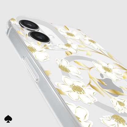 Kate Spade New York apsauginis „Gems“ MagSafe dėklas, skirtas iPhone 16 Plus (Saulėtos gėlės)