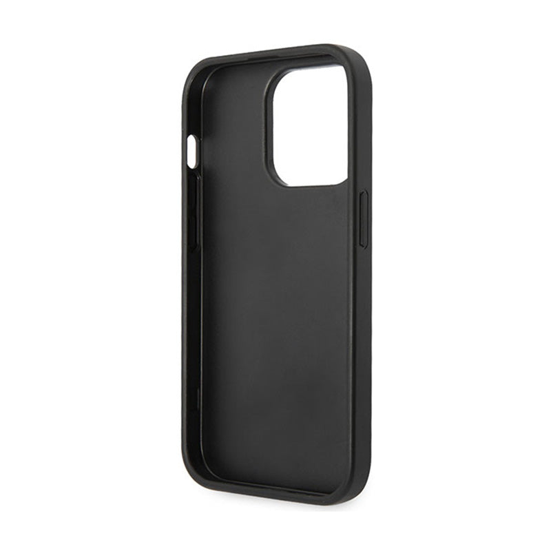 Guess 4G Big Metal Logo dėklas, skirtas iPhone 15 Pro (Pilka)