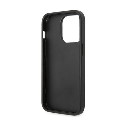 Guess 4G Big Metal Logo dėklas, skirtas iPhone 15 Pro (Pilka)
