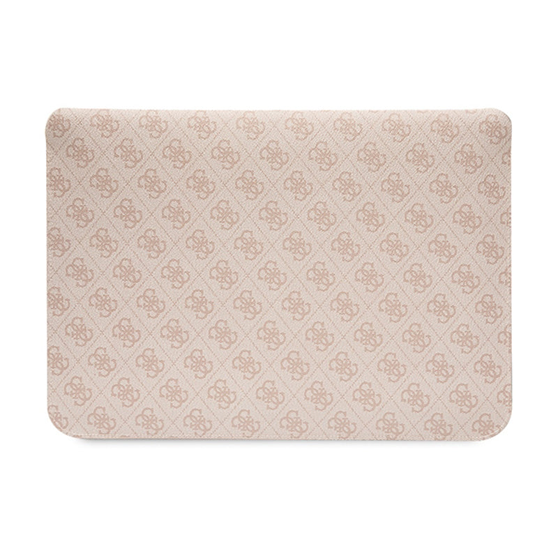 Guess 4G Stripe metalinis logotipas kompiuterio dėklas – 14" nešiojamojo kompiuterio dėklas (rožinis)