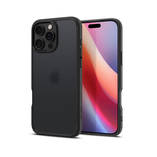Spigen Ultra Hybrid – „iPhone 16 Pro“ dėklas („Frost Black“)