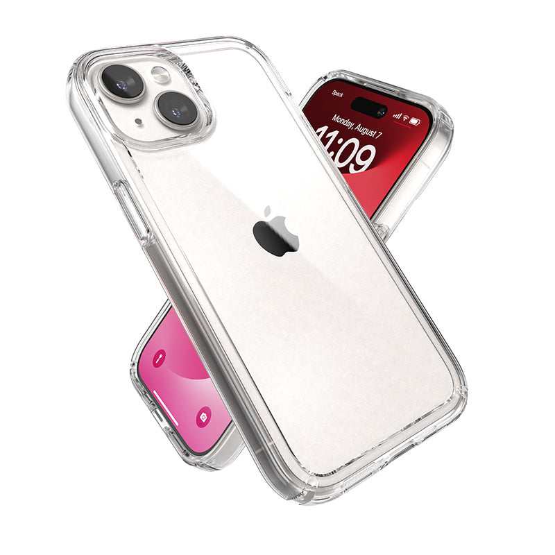 Speck Gemshell – dėklas, skirtas „iPhone 16e“ / „iPhone 15“ / „iPhone 14“ / „iPhone 13“ (skaidrus)
