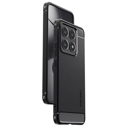 Spigen Rugged Armor – dėklas, skirtas „Xiaomi 14T Pro“ (matinė juoda)