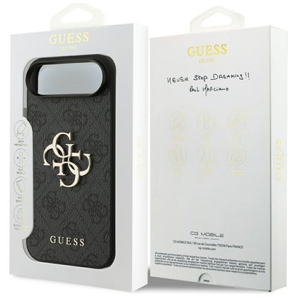 Guess 4G Didelis logotipas - Dėklas iPhone Air (juodas)