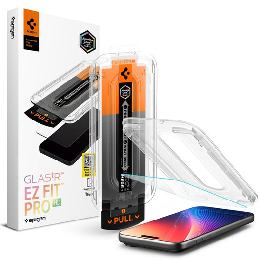Spigen GLAS.TR EZ Fit Pro - Grūdintas stiklas skirtas iPhone 17 Pro Max / 16 Pro Max
