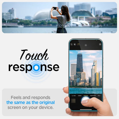 Spigen GLAS.TR EZ FIT Privacy 2 vnt. – Grūdintas stiklas su privatumo filtru, skirtas Google Pixel 9 Pro XL (2 vnt.)