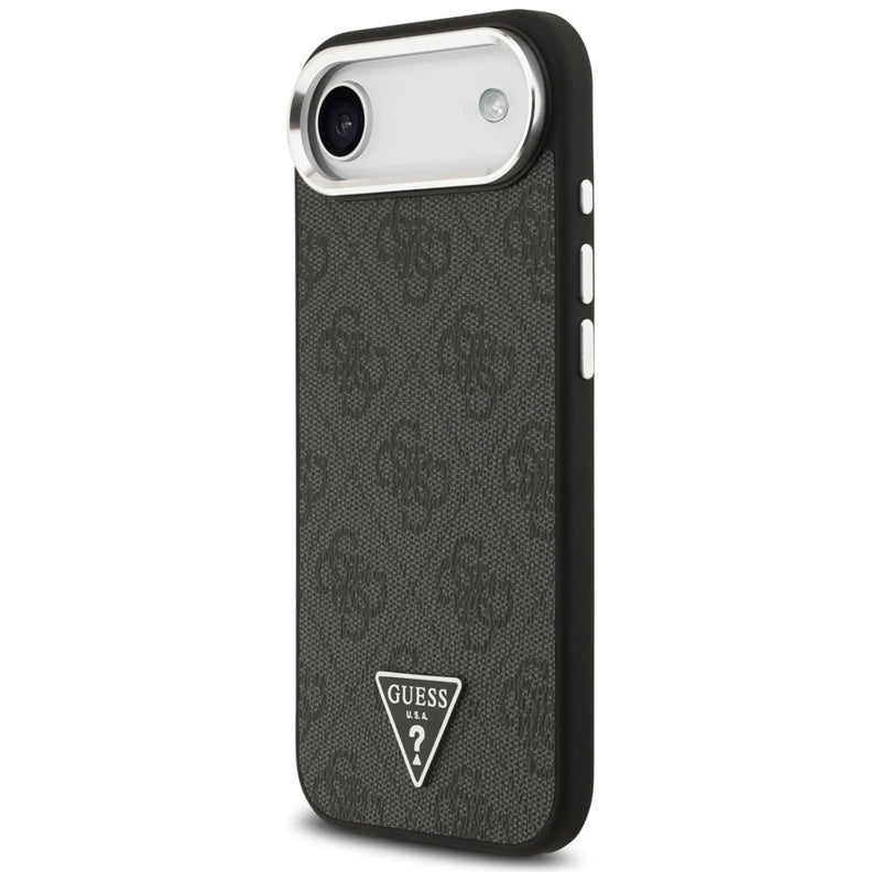 Guess 4G Triangle Logo MagSafe dėklas iPhone Air (juodas)