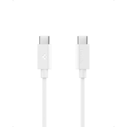 Spigen EB6010CC Essential – USB-C į USB-C kabelis PD 60W 1m (Baltas)