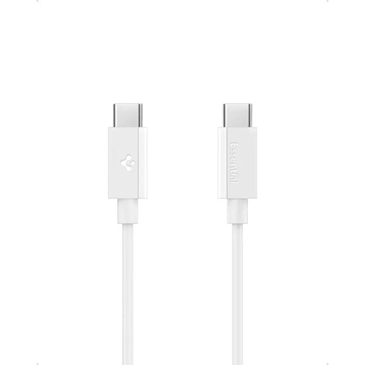 Spigen EB6010CC Essential – USB-C į USB-C kabelis PD 60W 1m (Baltas)
