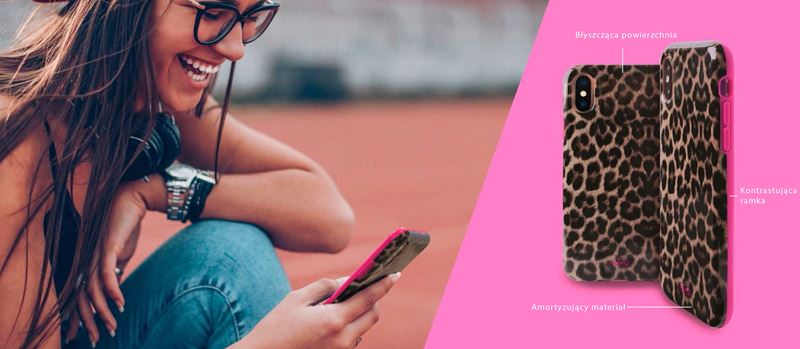 PURO Glam Leopard dangtelis – dėklas, skirtas „iPhone Xs Max“ (Leo 2)