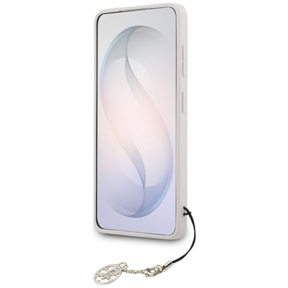 Guess 4G Classic Logo Charm MagSafe - Samsung Galaxy S26 dėklas (Rožinė)