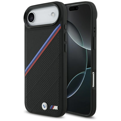 BMW M Tricolor Metalinis MagSafe dėklas - iPhone Air (Juodas)