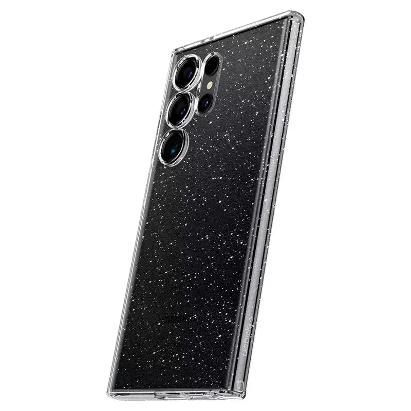 Spigen Liquid Crystal Glitter – dėklas, skirtas „Samsung Galaxy S24 Ultra“ (Skaidrus)