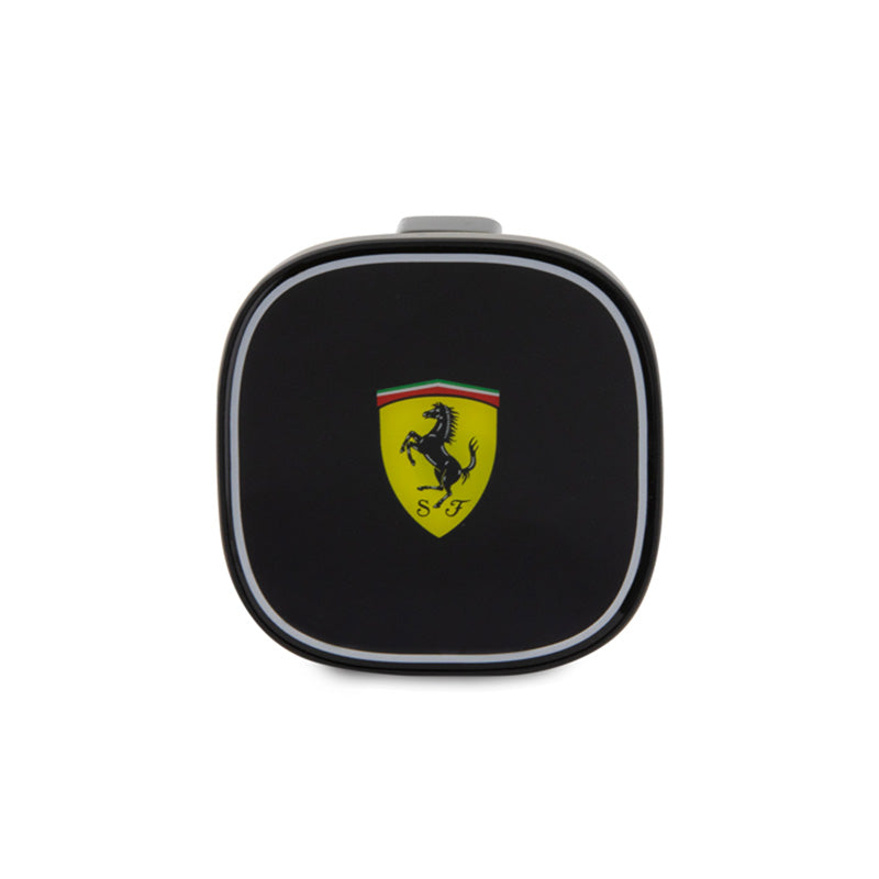 Ferrari MagSafe Collection – magnetinis automobilio laikiklis su 15 W belaidžiu įkrovimu (juodas)