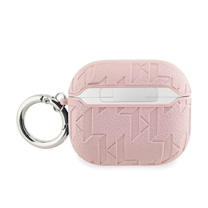 Karl Lagerfeld Monogram Choupette Head - „AirPods 3“ dėklas (rožinis)