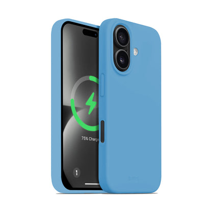 Crong Color Cover Magnetic – dėklas skirtas iPhone 16 su MagSafe (mėlynas)