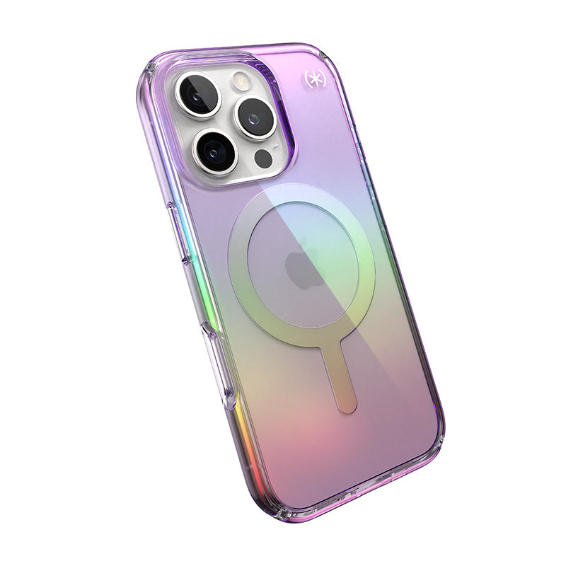 Speck Presidio2 Lux MagSafe - iPhone 16 Pro dėklas (Amazing Purple / Clear)