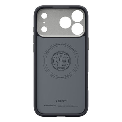 Spigen Nano Pop Mag MagSafe - Dėklas, skirtas iPhone 17 Pro Max (Juodasis sezamas)