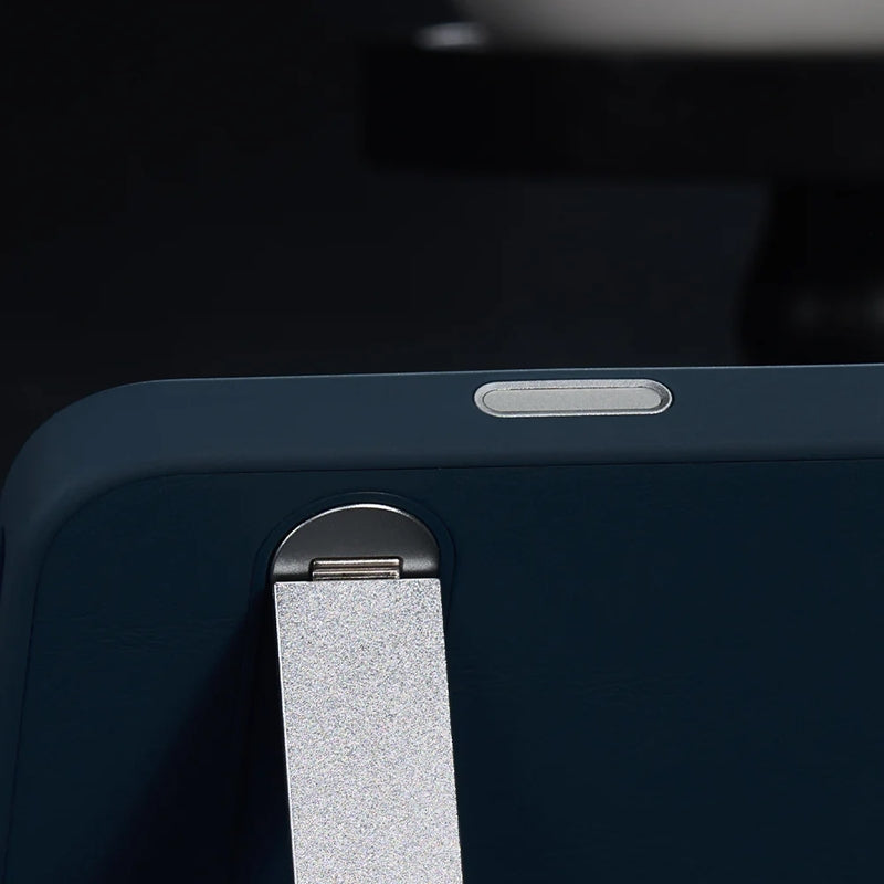 Moshi Kameleon MagSafe - Dėklas iPhone 17 Pro Max su stovėjimo funkcija (Tamsiai mėlyna)