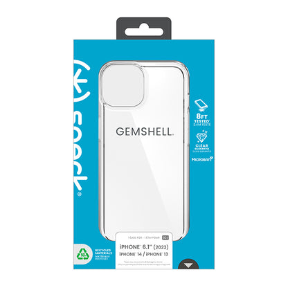 Speck Gemshell – dėklas, skirtas „iPhone 16e“ / „iPhone 15“ / „iPhone 14“ / „iPhone 13“ (skaidrus)