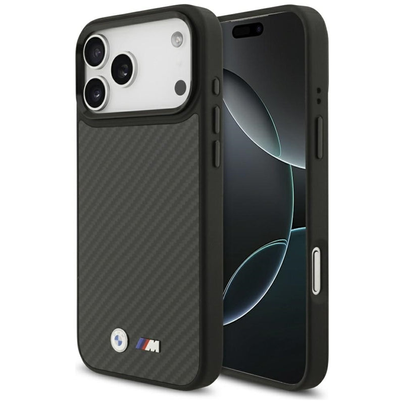 BMW M Kevlar Matinis MagSafe dėklas - iPhone 17 Pro Max (Juodas)