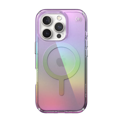 Speck Presidio2 Lux MagSafe - iPhone 16 Pro dėklas (Amazing Purple / Clear)
