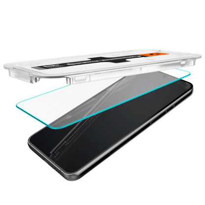 Spigen Glas.TR EZ Fit 2 pakuotės – grūdintas stiklas Samsung Galaxy S23, 2 vnt. (skaidrus)