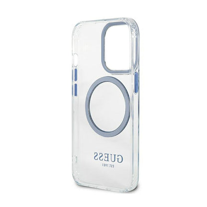 Guess Metal Outline MagSafe – "Clear" dėklas, skirtas "iPhone 13 Pro"